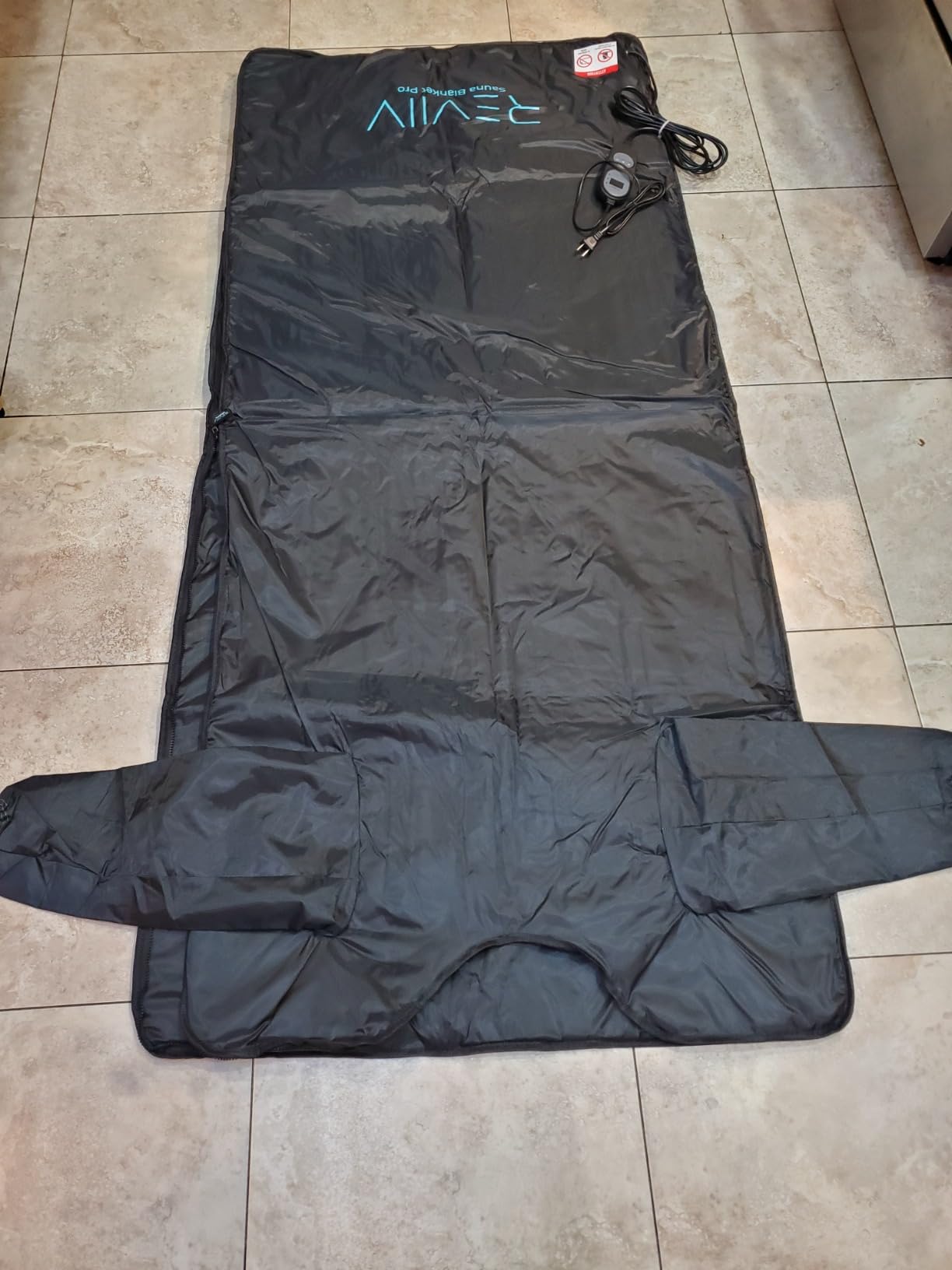 Portable Infrared Sauna Blanket for Home - True Carbon-Fiber Far Infrared, Low EMF, Insert Towel & Sauna Bag Included, | Full Body Detox, Muscle Recovery & Relaxation | 85-185°F customer photo 2