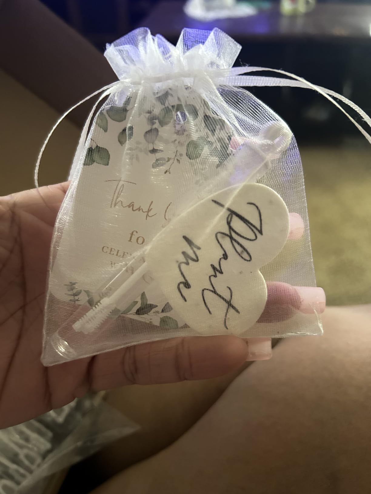 Plantable Wildflower Growing Paper, Heart Shaped Wedding Party Favors for Guests- Bridal Shower Funeral Memorial Plantable Packets NO Cards (Set of 50) customer photo 2