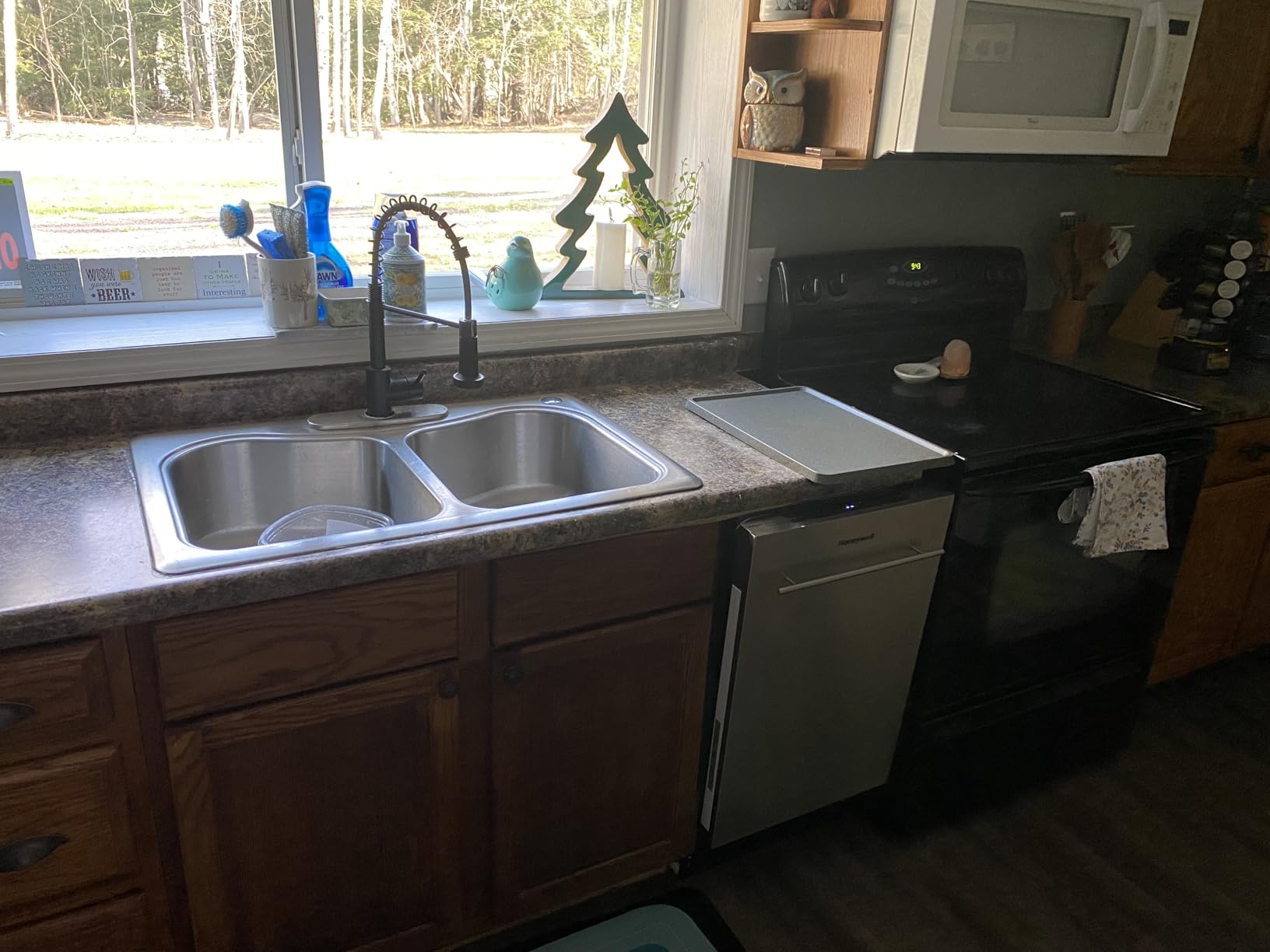 Honeywell 18-Inch Dishwasher with 8 Place Settings, 6 Washing Programs, Stainless Steel Tub, UL & Energy Star Certified, Stainless Finish customer photo 1
