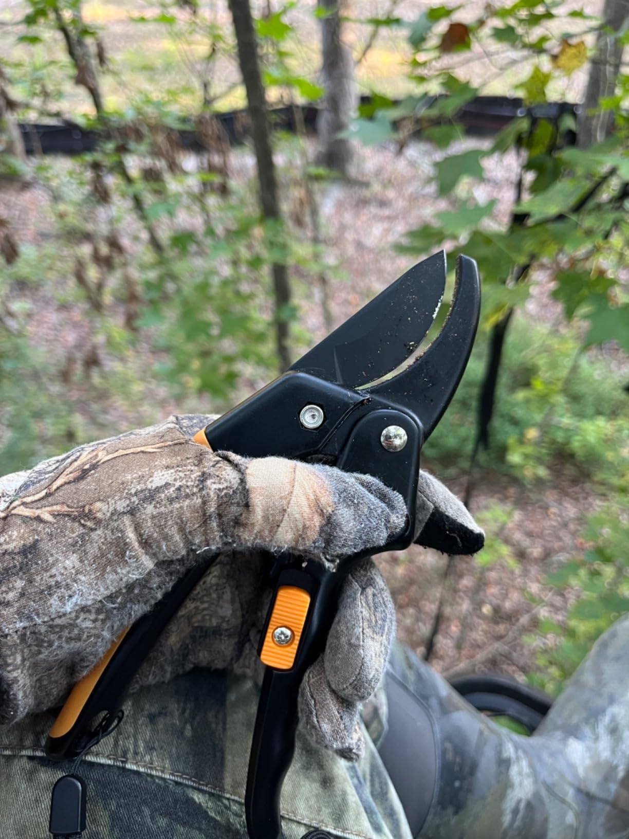 Ratchet Pruning Shears for Gardening Heavy Duty - Increases Cutting Power 3x - Perfect Ratchet Pruners for Weak Hands & Arthritis- 8in Anvil Garden Clippers - w/Extra Sharp Blade for Effortless Cutting customer photo 2