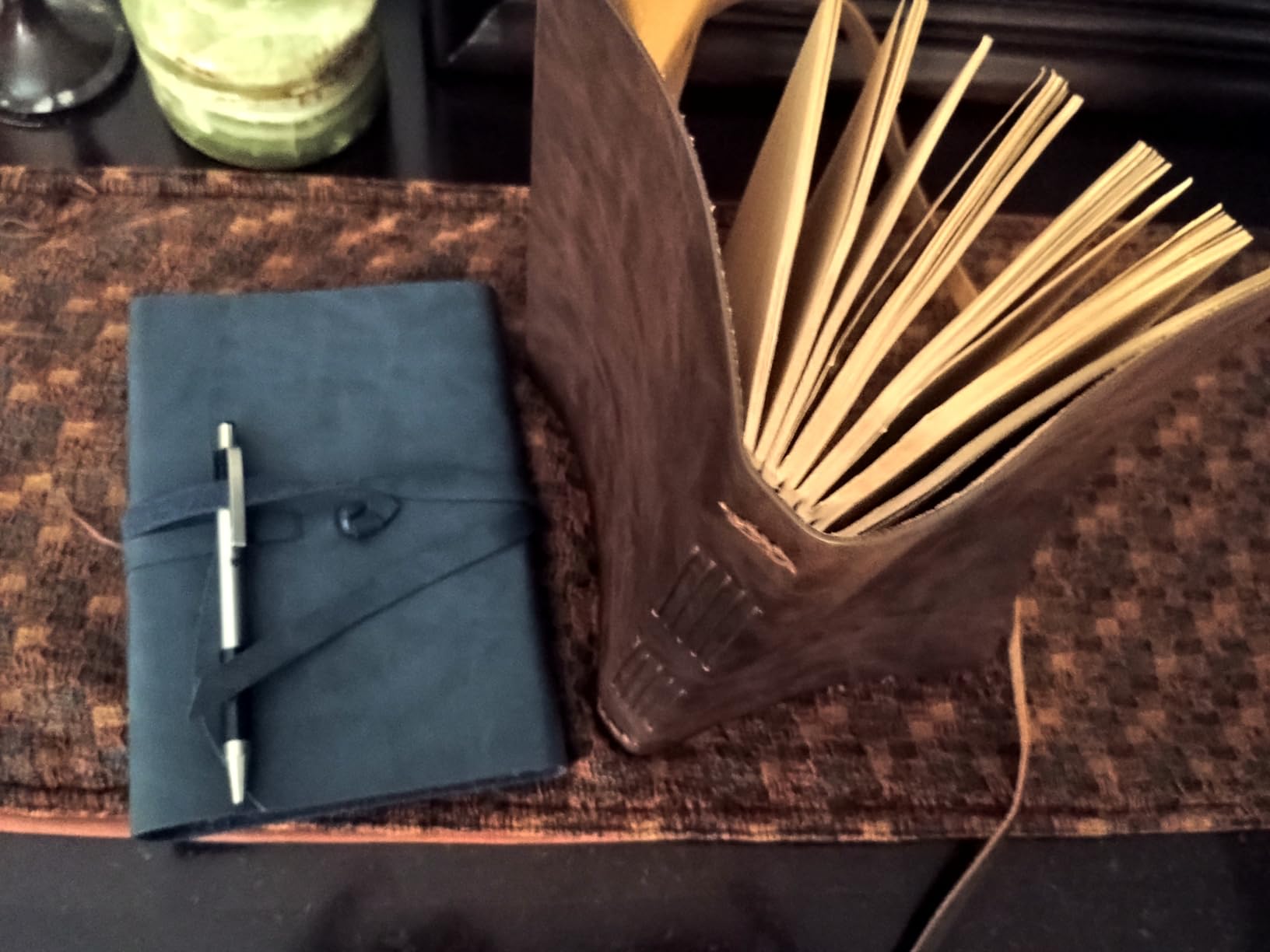 RILIHO Leather Journal Notebook - Genuine Leather Journals for Writing 260 Pages 5x7.1 Inches Vintage Journal For Man and Women Gifts For Man Artist,Travel Journal,Brown customer photo 2