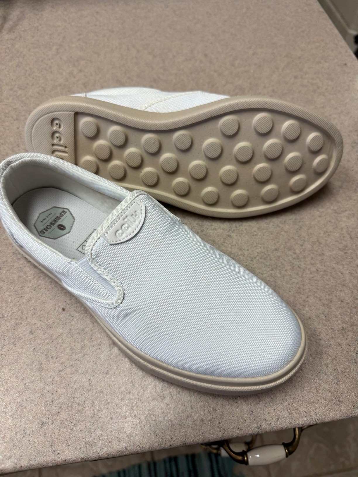 XpreSole Cody Women's Slip-On Sneakers, 100% Vegan, Lightweight, Waterproof, Non-Slip, Made from Coffee Grounds customer photo 1