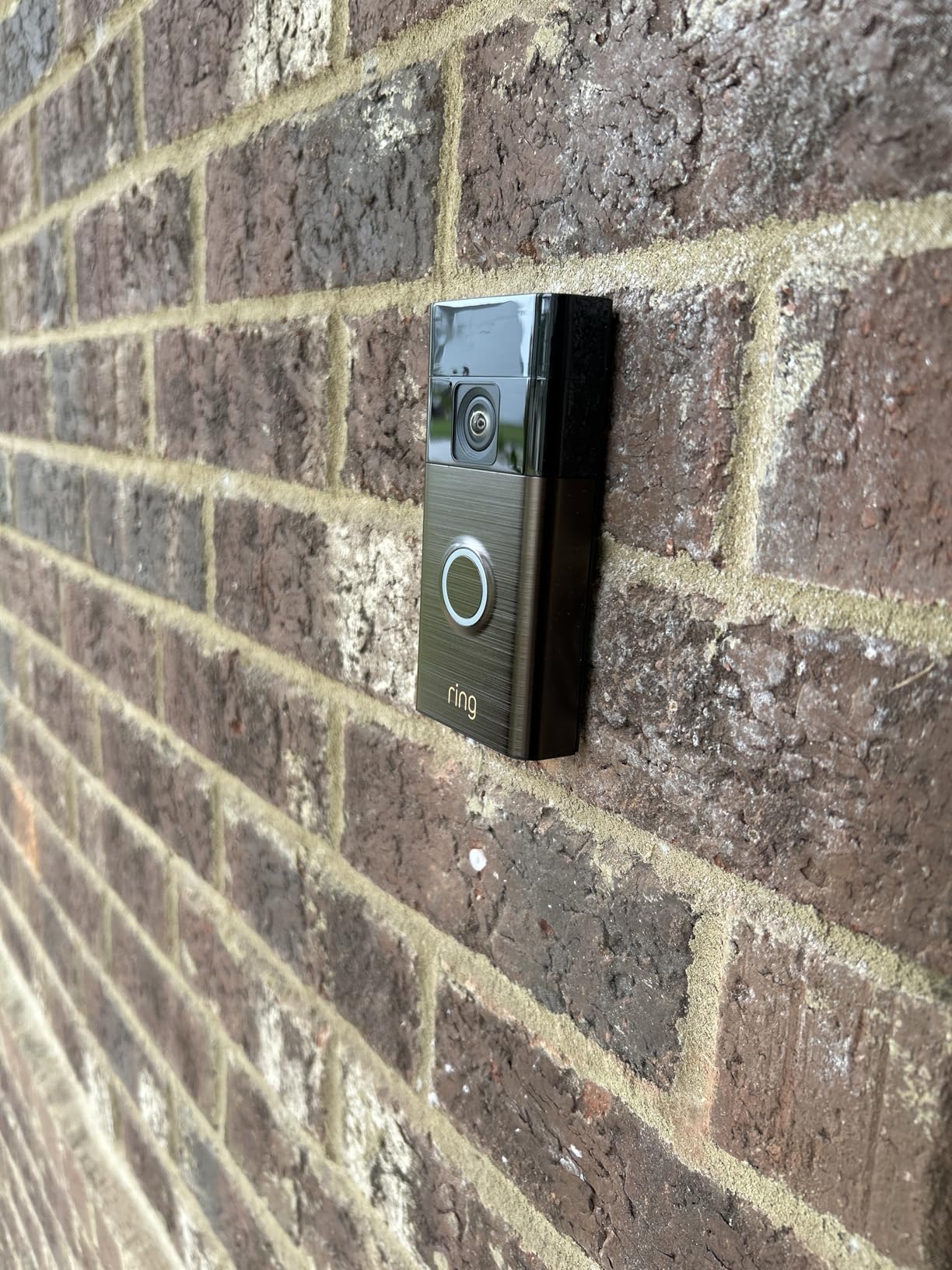 Ring Battery Doorbell, Home or business security with Head-to-Toe video, Live View with Two-Way Talk, and Motion Detection & Alerts, Venetian Bronze customer photo 1