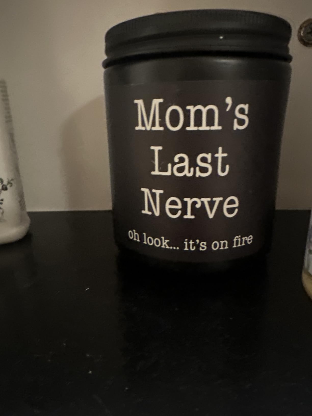 Homsolver Dad Gifts from Daughter Son, Gift for Dad Who Wants Nothing, Birthday Fathers Day Christmas for Stepdad Adoptive Father, Dad's Last Nerve Sandalwood Scented Candle customer photo 2