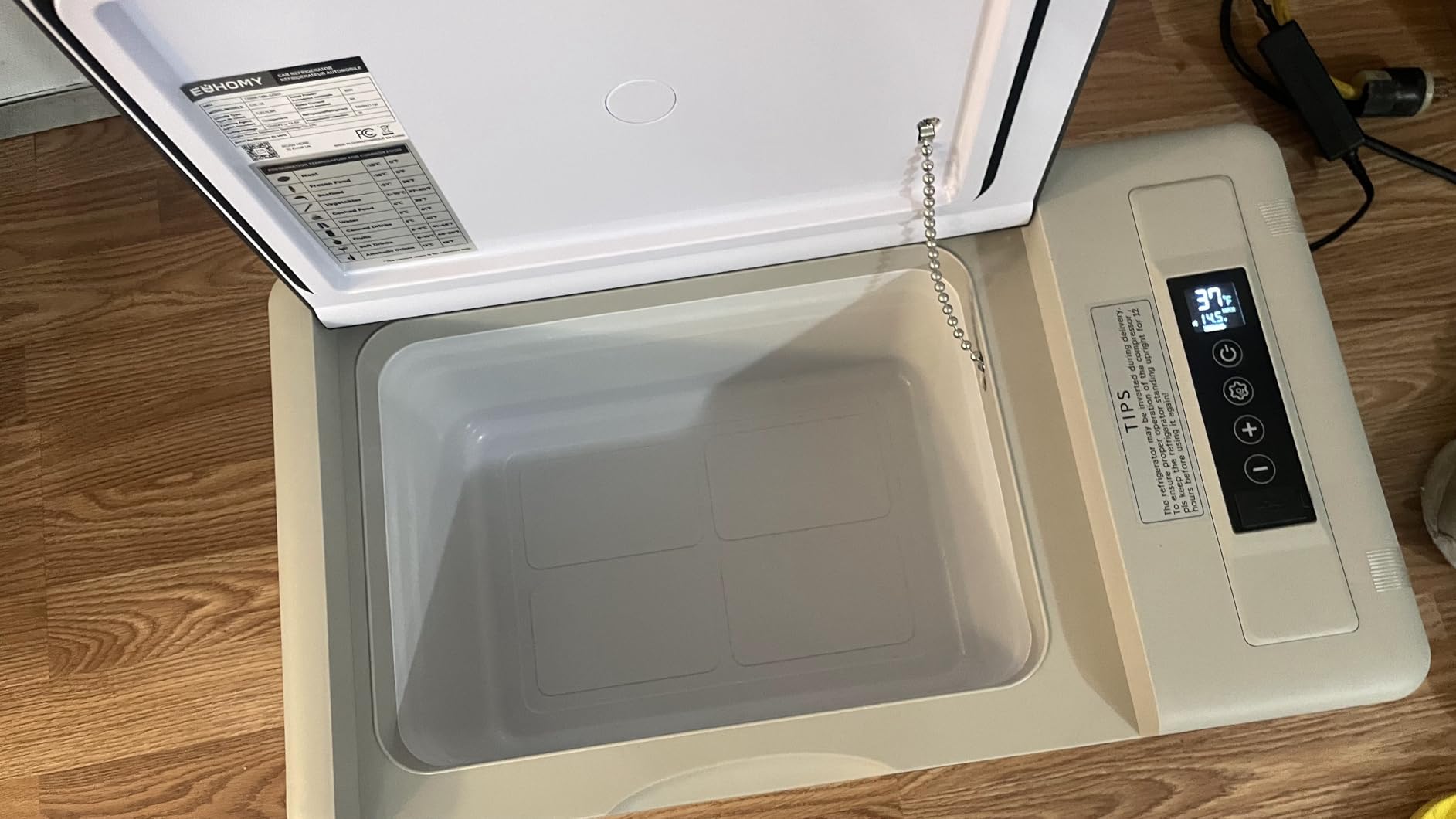 EUHOMY 19QT 12 Volt Refrigerator, -4℉~68℉ Electric Cooler for Car customer photo 1