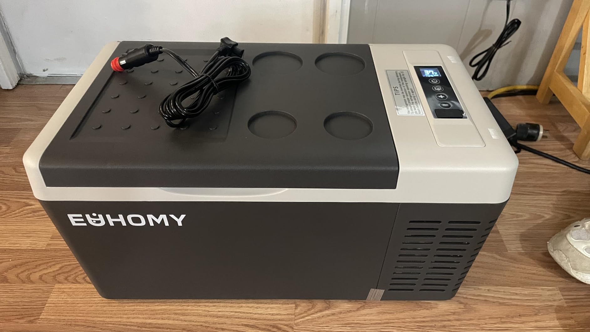EUHOMY 19QT 12 Volt Refrigerator, -4℉~68℉ Electric Cooler for Car customer photo 2