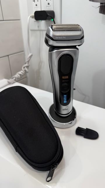 Series 9 PRO+ Electric Razor for Men, 5 Pro Shave Elements & Precision Long Hair Trimmer, 6in1 SmartCare Center, Wet & Dry Electric Shaver for Smooth Skin with 60min Battery Runtime, 9517s customer photo 1
