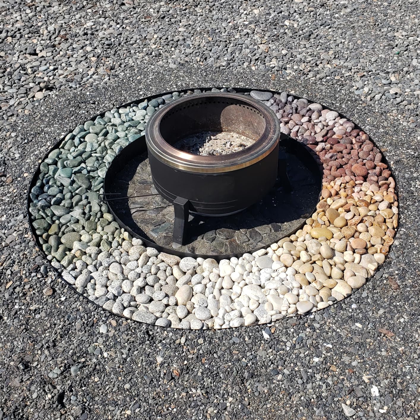 BALI OUTDOORS 22 inch Smokeless Firepit Outdoor, Outdoor Fire Pit Patio with Ash Pan, Portable Fire Pit Wood Burning customer photo 1