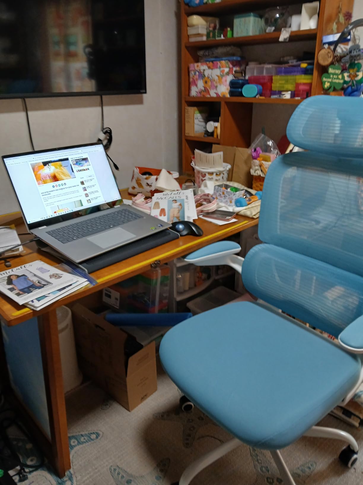 TRALT Office Chair Ergonomic Desk Chair with Lumbar Support Black, 1 customer photo 2