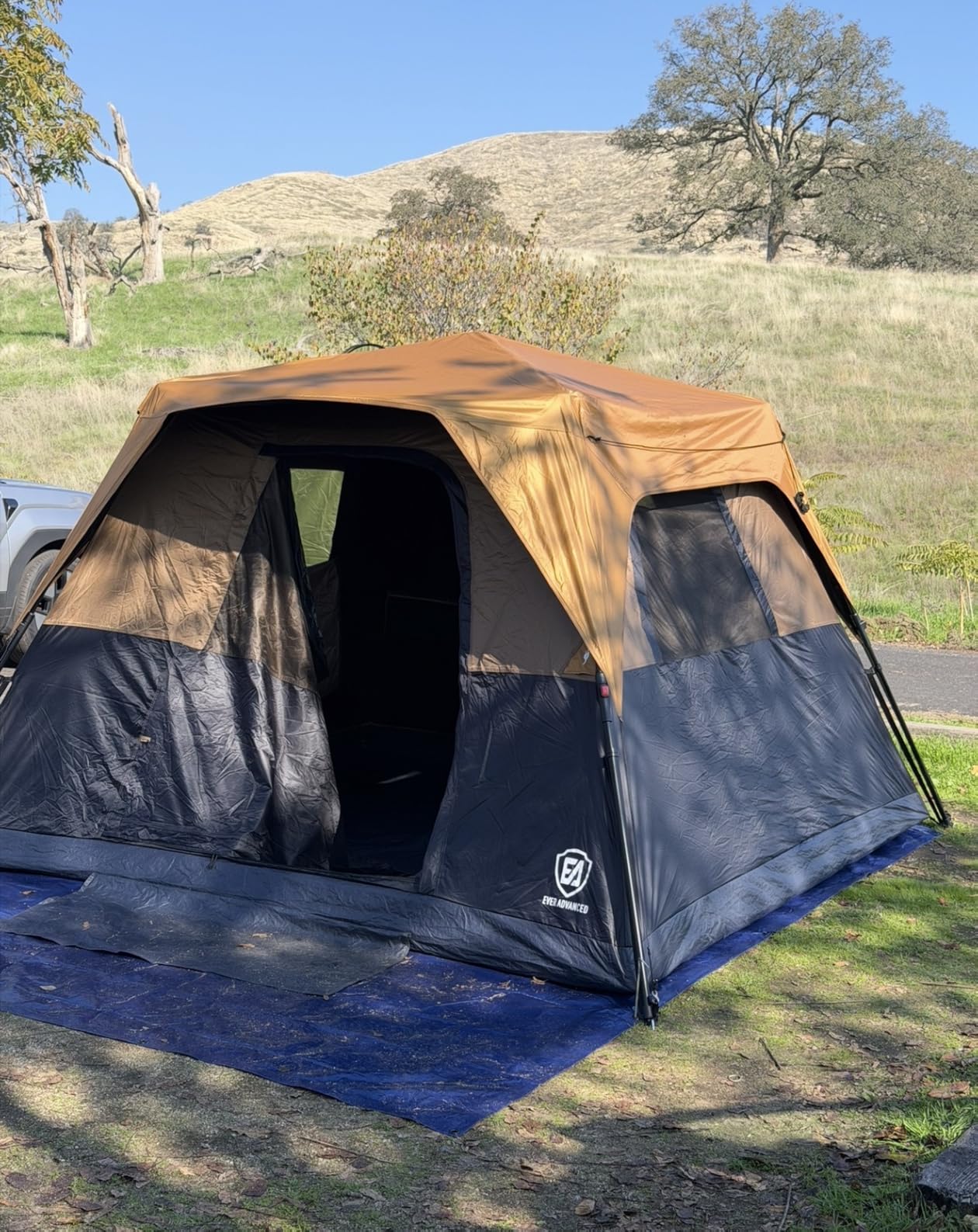 EVER ADVANCED 6 Person Camping Tent, Blackout Design Tent for Camping Instant Cabin Tents for Family with Rainfly, 60s Easy Setup, Water-Resistant customer photo 2