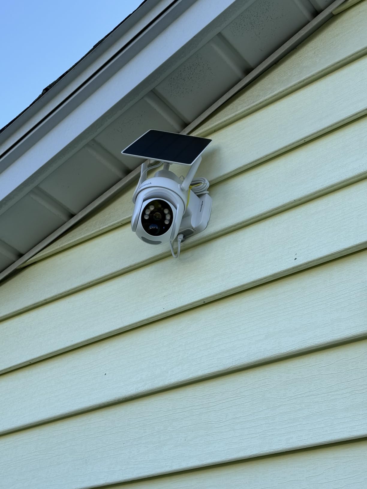 SEHMUA 2K Solar Security Cameras Wireless Outdoor, 2 Pack 360° View Pan/Tilt WiFi Security Camera Outside with Color Night Vision, Easy to Install, PIR Alarm, 2-Way Audio customer photo 1