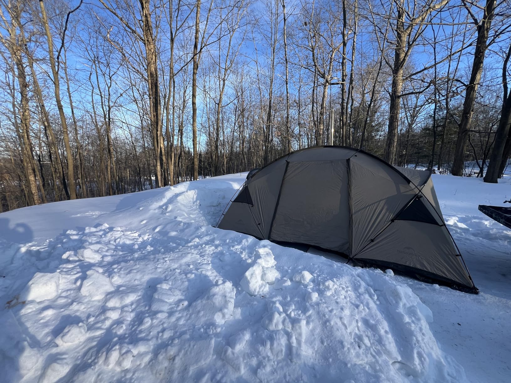 Naturehike Massif Hot Tent with Stove Jack, Waterproof Windproof 4 Season Tent, 2/4 Person Cold Weather Winter Tents for Camping customer photo 2