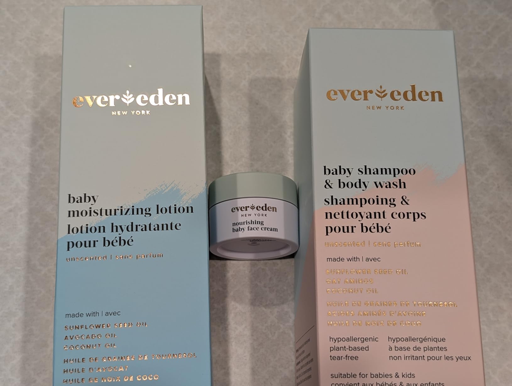 Evereden Baby Bathtime DUO: Baby Lotion for Newborn and 2-in-1 Newborn Shampoo and Body Wash Set - Soothing, Cleansing, & Hydrating Shampoo and Lotion customer photo 1