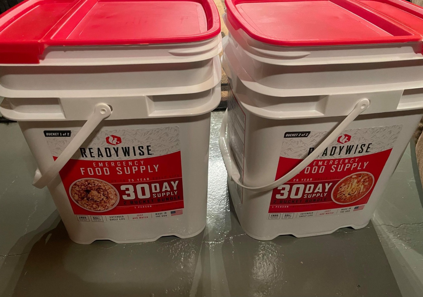 READYWISE Emergency Food Survival Supply 14 Day Bucket, 150 Servings customer photo 1