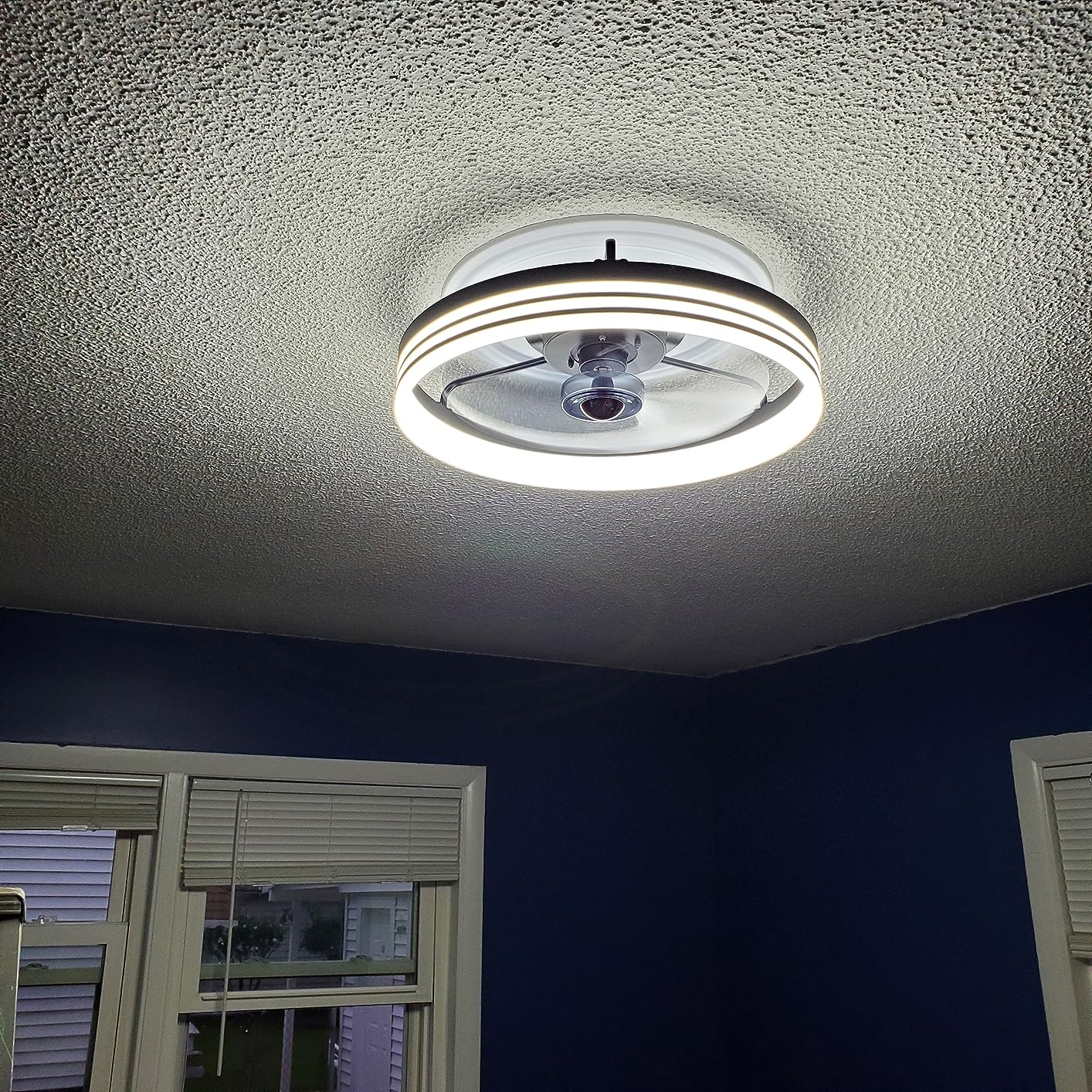 LUDOMIDE Smart Ceiling Fan with Lights and Alexa/Google Assistant/APP Control, 20