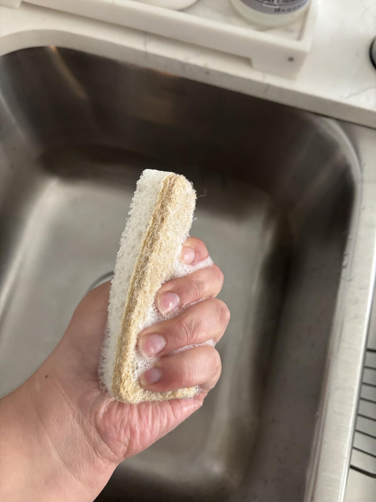 Isshah Plant-Based Kitchen Sponges - FSC Certified and PETA Approved, Natural, Eco-Friendly, Biodegradable Sisal Hemp Sponges for Dishes, Cleaning Sponge for Kitchen, Bathroom, Household - 12 Count customer photo 1