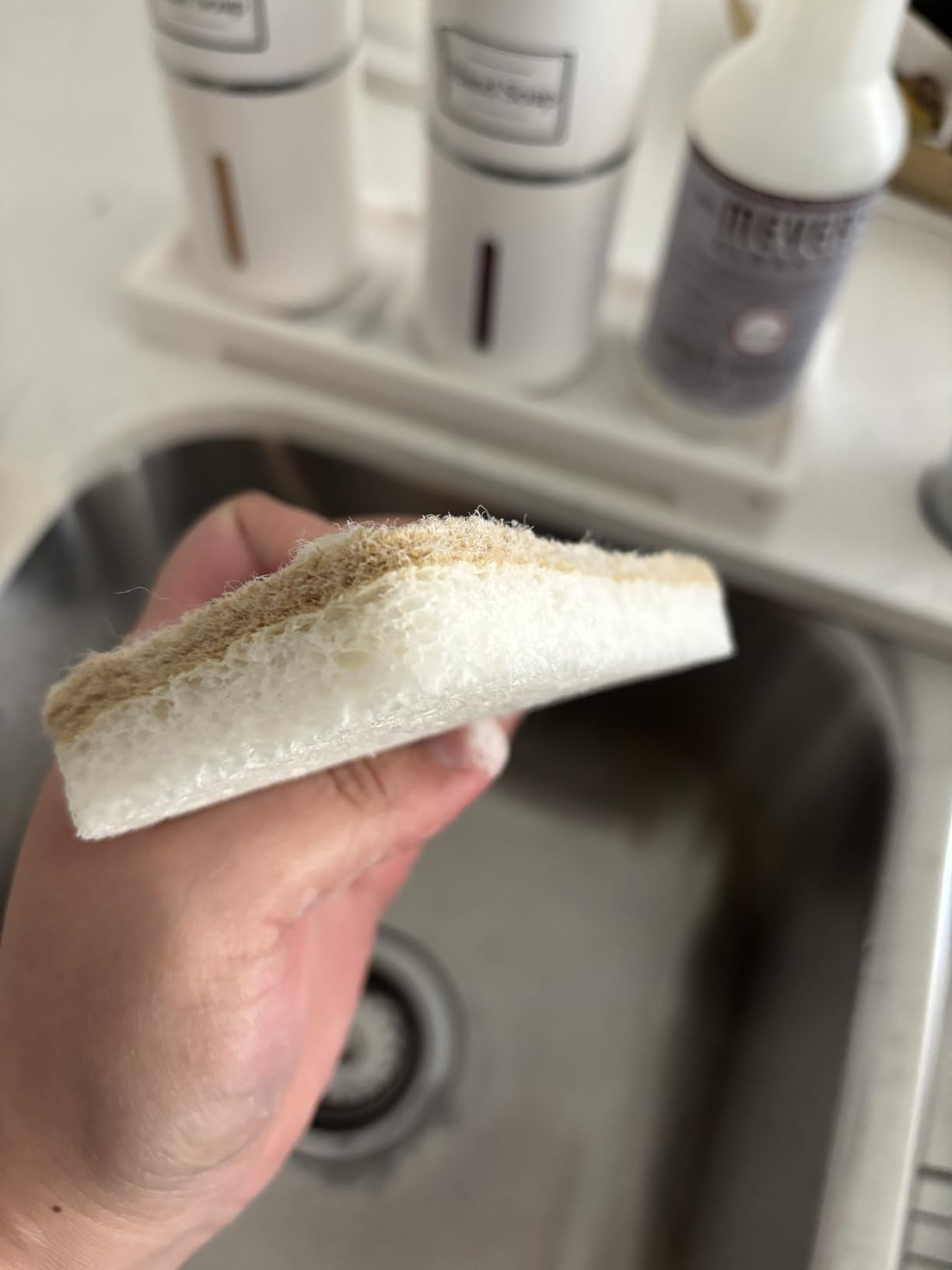 Isshah Plant-Based Kitchen Sponges - FSC Certified and PETA Approved, Natural, Eco-Friendly, Biodegradable Sisal Hemp Sponges for Dishes, Cleaning Sponge for Kitchen, Bathroom, Household - 12 Count customer photo 2