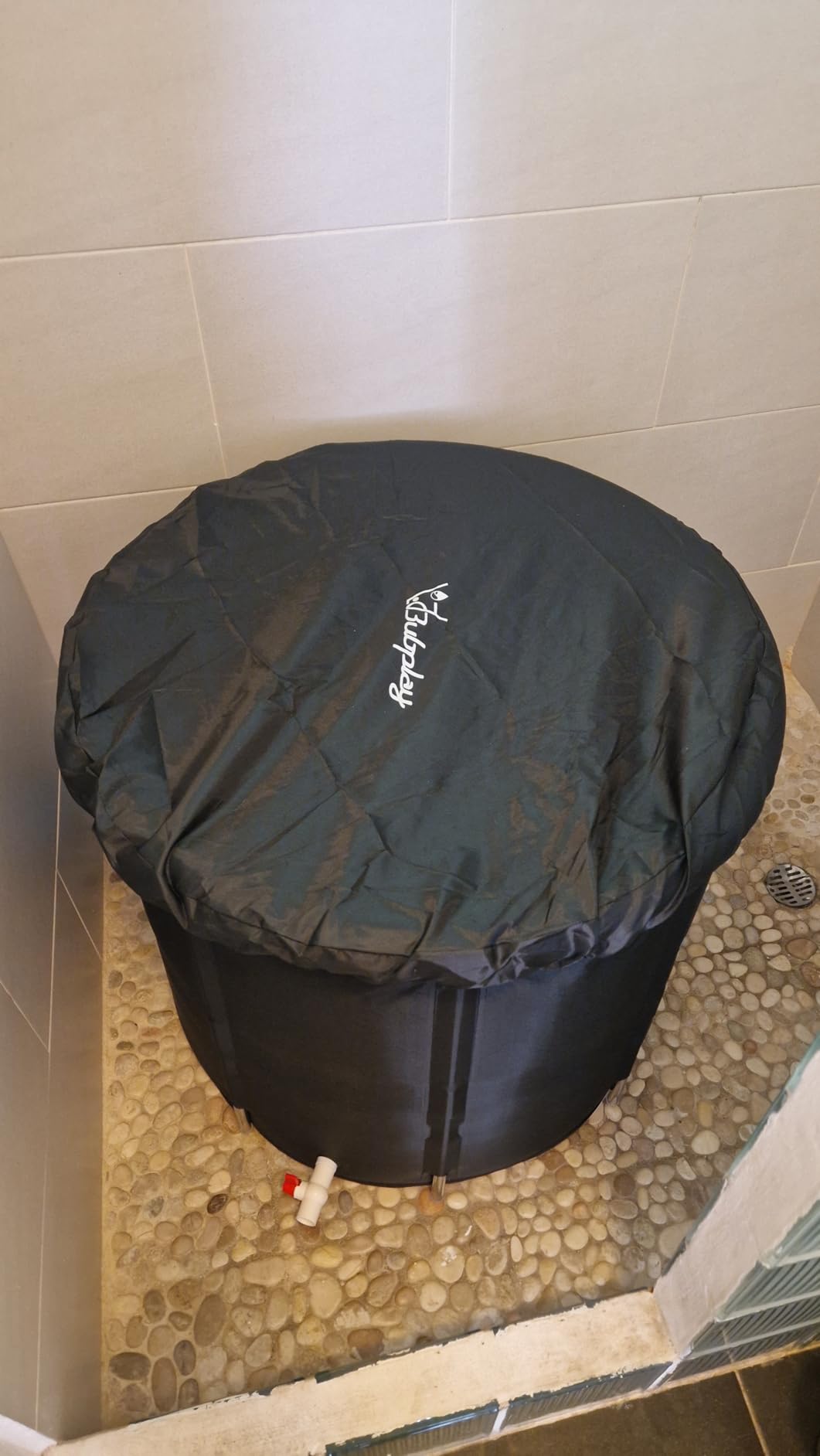 Bubplay Ice Bath Cold Plunge Tub with Cover for Indoor Outdoor for Recovery, Cold Water Therapy, Athletes & Adults -105 Gallons, Black, XL customer photo 1