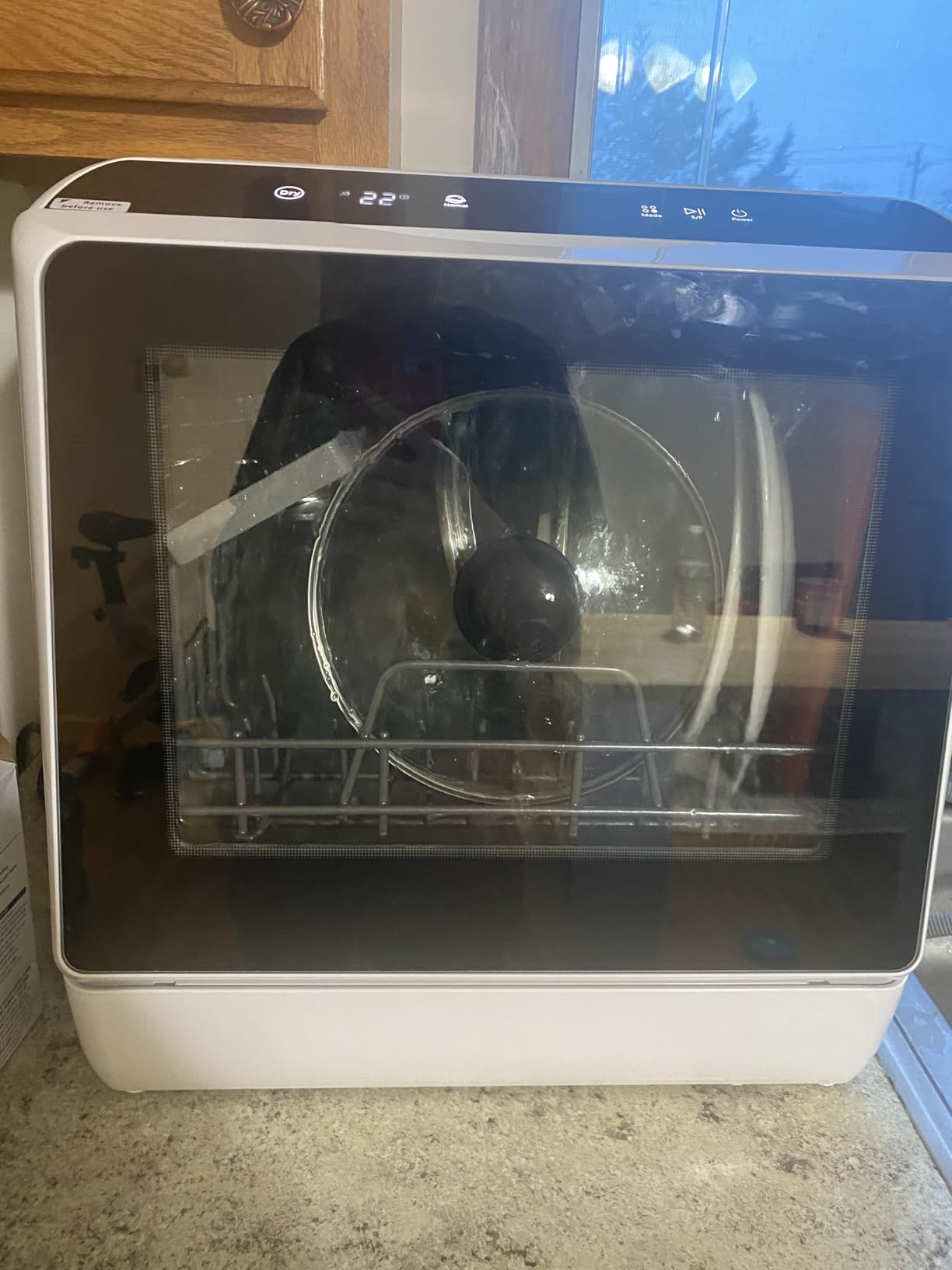 EUHOMY Countertop Dishwasher Portable with 6 Programs, 5L Built-in Water Tank for Apartments & RV, 167℉ High-Temp, No Hookup Needed, Mini Dishwasher with Baby Care, Air Dry/Quick/ECO/Fruit/Normal Mode customer photo 2