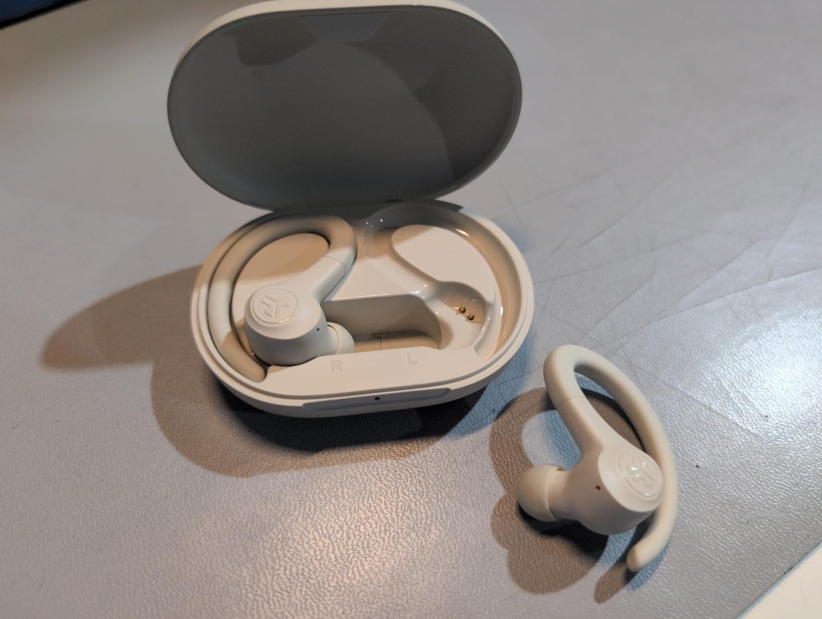 JLab, Go Sport+, True Wireless Workout Earbuds, Bluetooth Sport Earbuds, Clear Calling, Teal customer photo 2