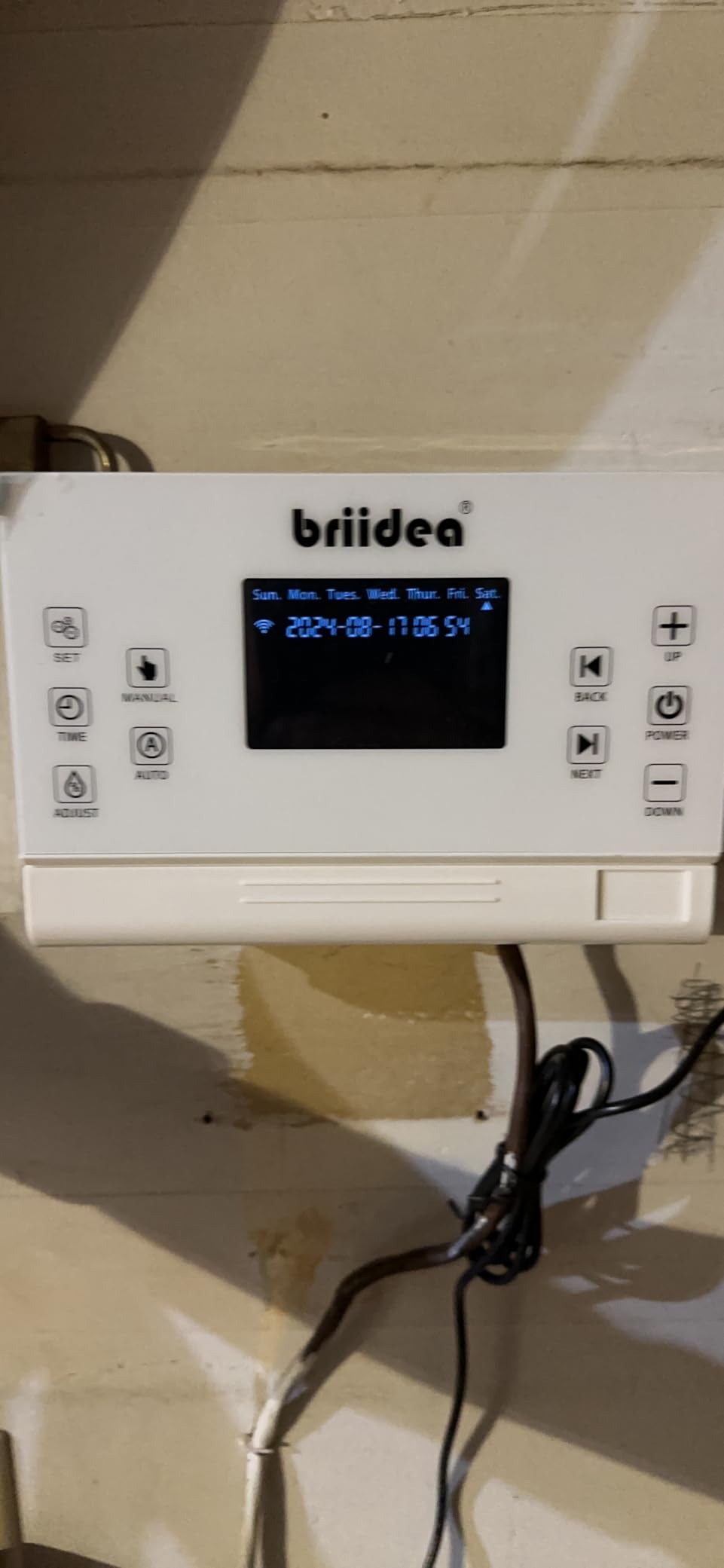 8 Zones WiFi Smart Sprinkler Controller, Briidea Automatic Irrigation Controllers with Customized Watering Schedule & Seasonal Adjustment, Water Efficiently and Keep Your Plants Healthy, MK-117 customer photo 1