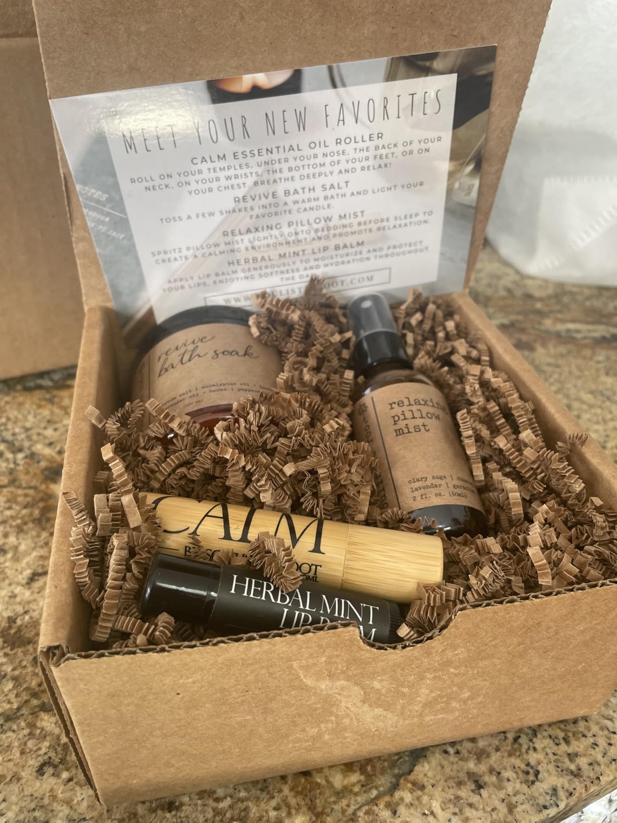 SOULISTIC ROOT Self-Care Set - Luxury Spa Bath Kit, Pillow Mist, Cooling Lip Balm, Tranquil Essential Oil Roller & Epsom Salt Bath Soak customer photo 2