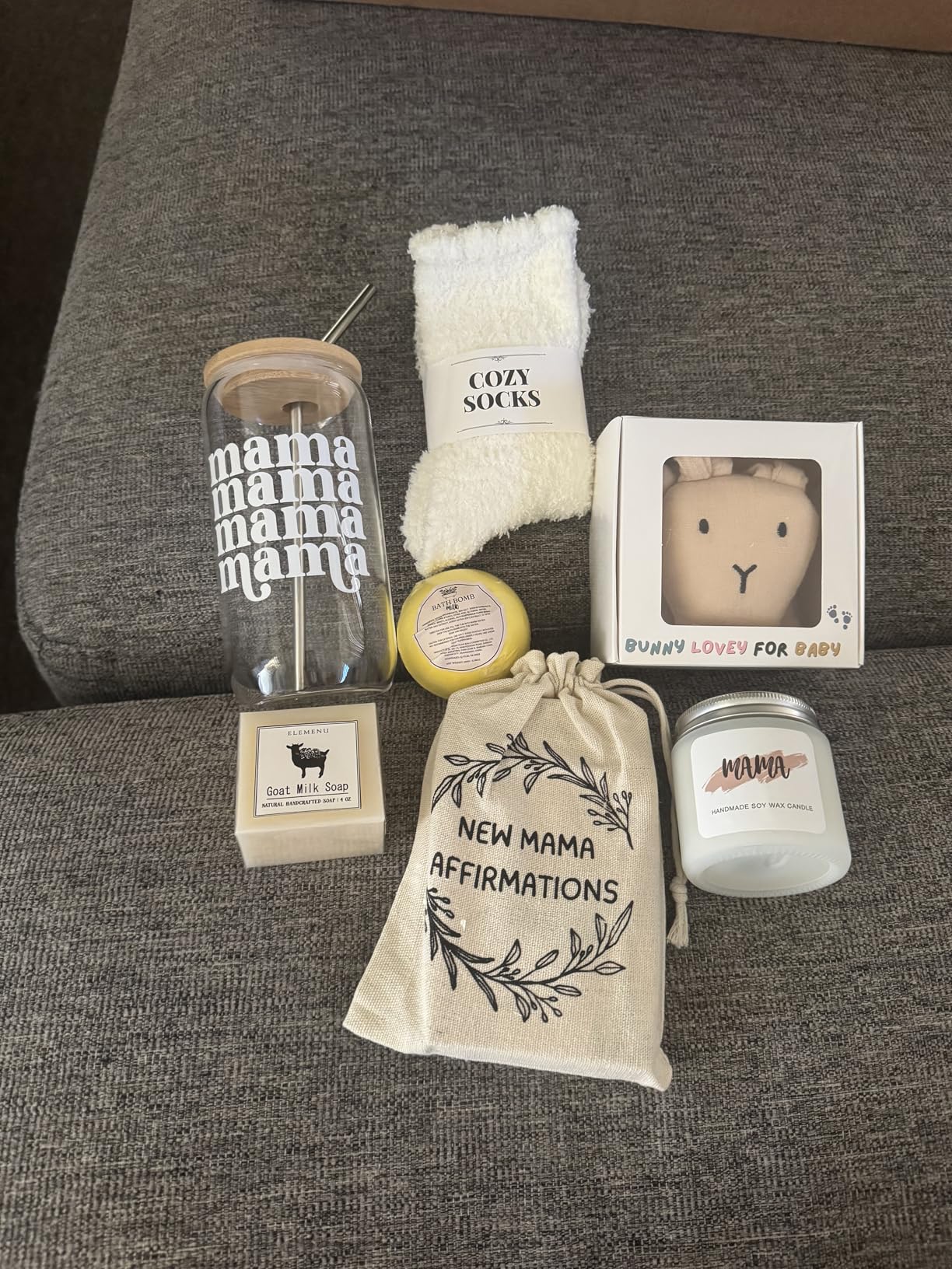 New Mom Care Package After Baby, 7pcs New Mom Gifts Set After Birth, Postpartum Gifts for Mom, After Birth Postpartum Essentials for Mom Kit, Pregnancy Gifts for First-Time Moms, Expecting Mom customer photo 1