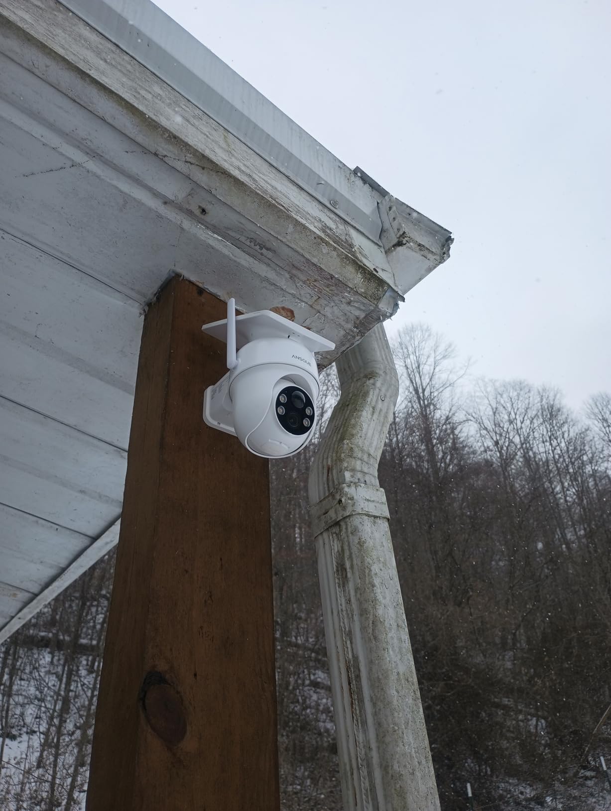 ANSQUE Security Cameras Wireless Outdoor Home System, 4 Camera Kit, No Subscription Fees, Solar Powered, Local Storage, 365-Day Battery Life, 360°PTZ Surveillance, Auto Tracking, 2K Color Night Vision customer photo 2