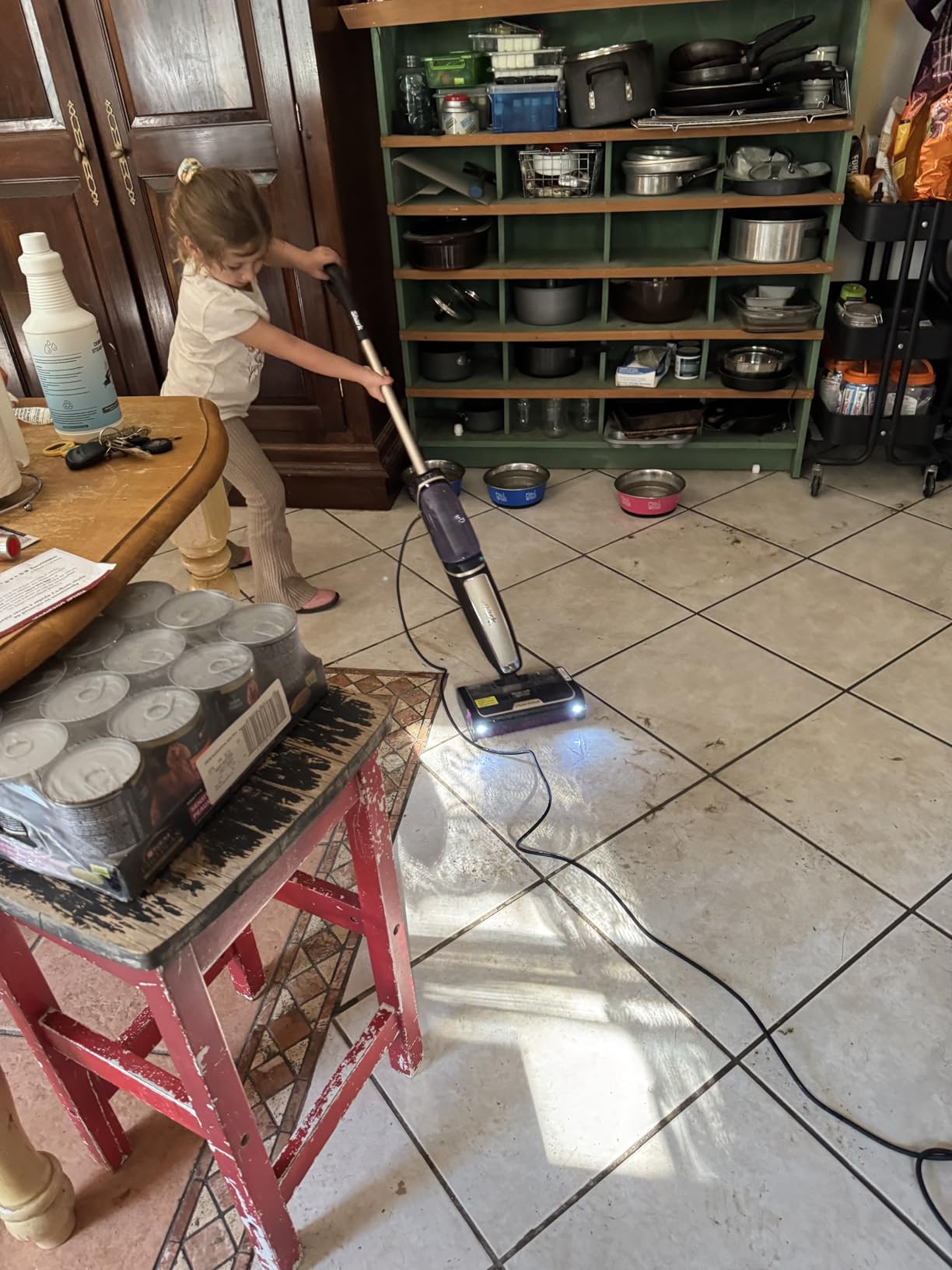Shark Steam Pickup Lightweight 3-in-1 Steam Mop Cleaner Picks Up Debris, Deep Scrubs & Steam Sanitizes - All At Once for Home with Sealed Hard Floors like Hardwood, Tile & Laminate, SD201 customer photo 1