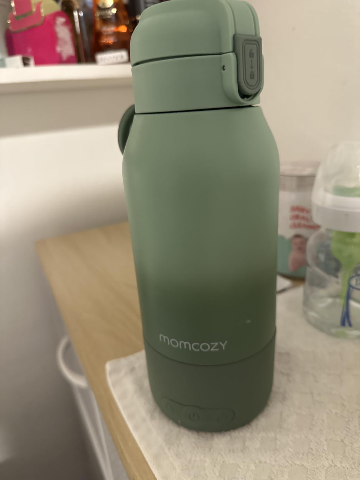 Momcozy Portable Bottle Warmer for Breast Milk, Baby Travel Essentials customer photo 2