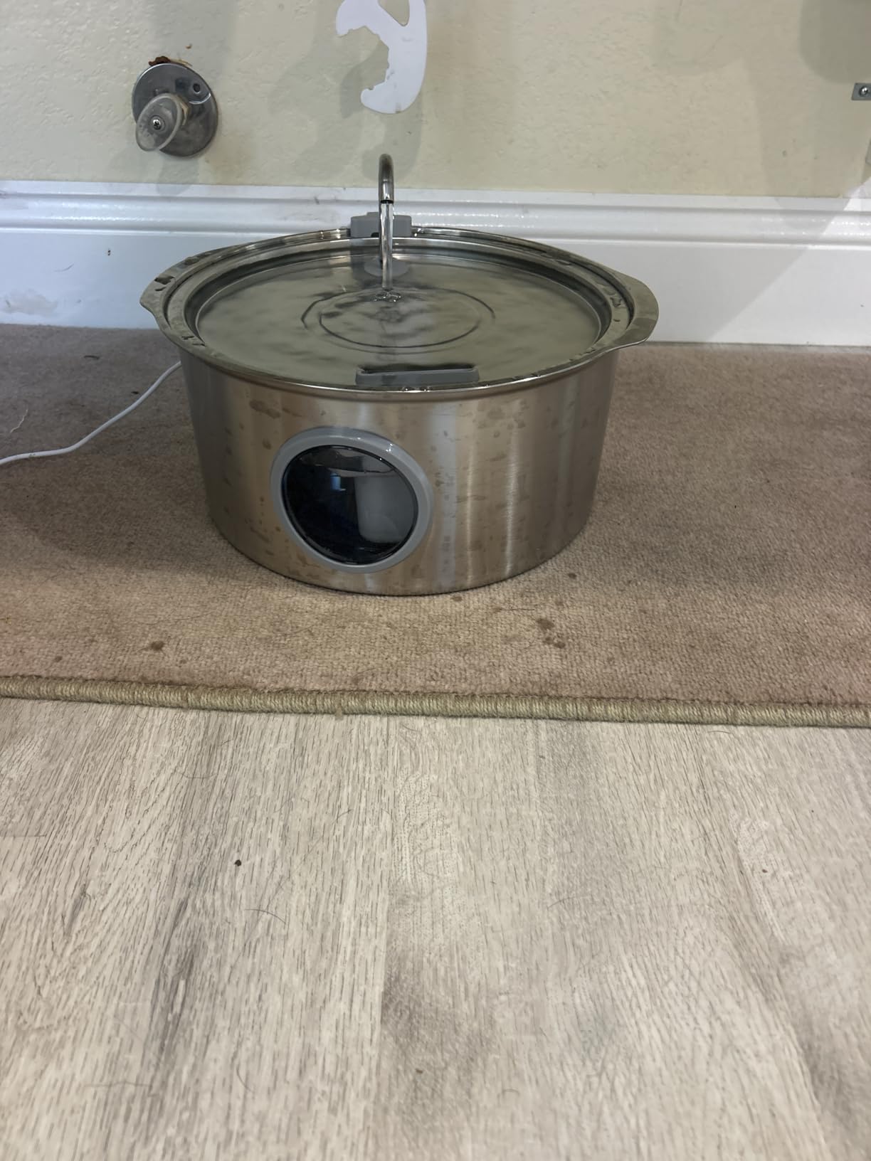 Dog Water Fountain for Large Dogs: 7L/236oz/1.8G Dog Fountain Stainless Steel - Big Cat Drinking Fountain Indoor - Super Quiet Water Fountain for Dogs Inside - for Large Dog Cats & Multi-Pet Home customer photo 2