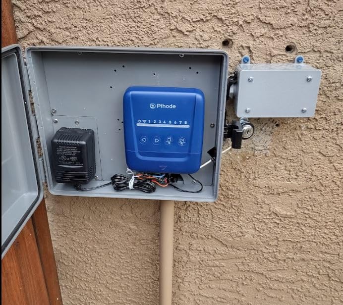 6 Zone Smart Sprinkler Controller with Local Weather Intelligence and Atmosphere Lights, Automated Watering and App Control WiFi Irrigation System, Save Water Through Rain Skip customer photo 1