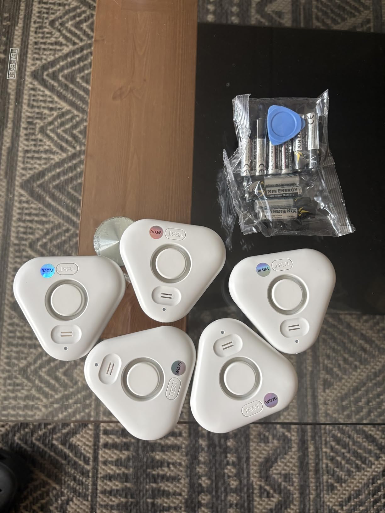 5 Pack Water Leak Detectors for Home, Stechro 4 Levels Adjustable Audio 0-120dB Water Sensor Alarm Leak Detector with Leak and Drip Alert, IP66 Water Leak Sensor for Basements Kitchen Sink Laundry customer photo 2
