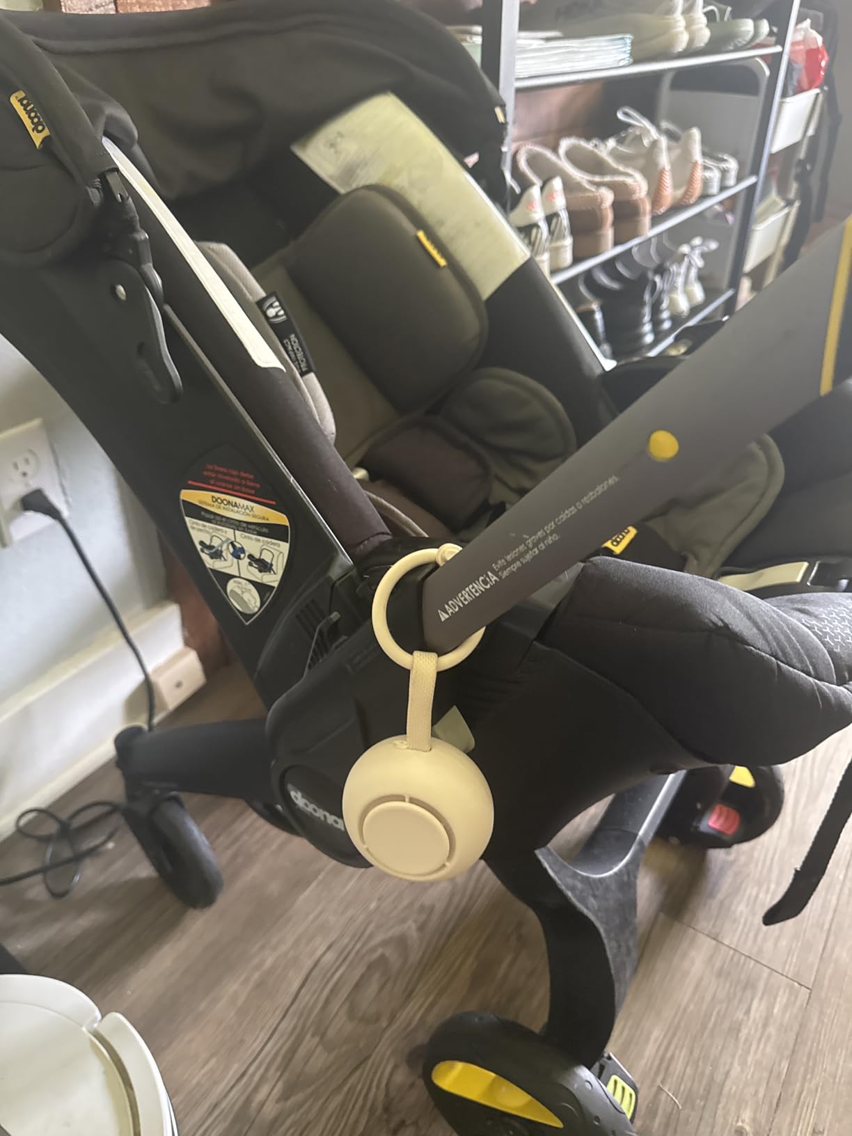 Portable Baby Sound Machine [White Noise for Babies Kids Adults][Sleep Soother][Timer Function][12 Soothing Sounds] 15 Hours Battery Life, Registry Gift, Shower, Clips on Baby Stroller. Mint customer photo 1