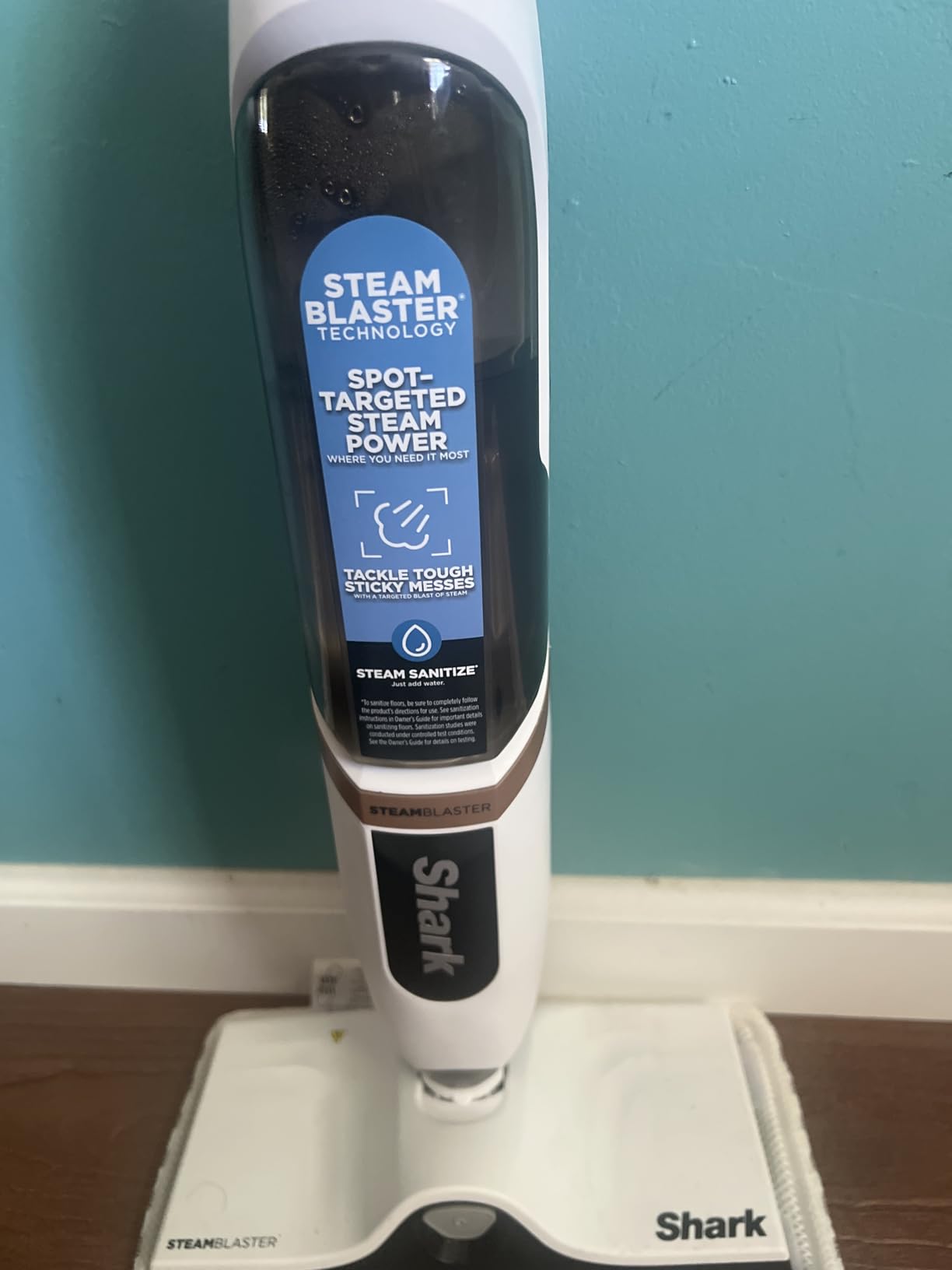 Shark SteamSpot Steam Mop with Steam Blaster Technology, 3 Steam Modes, 2 Washable Pads, XL Removable Water Tank, Lightweight, Steam Cleaner for sealed Hard Floors, Hardwood, Tile, Laminate, S2001 customer photo 2