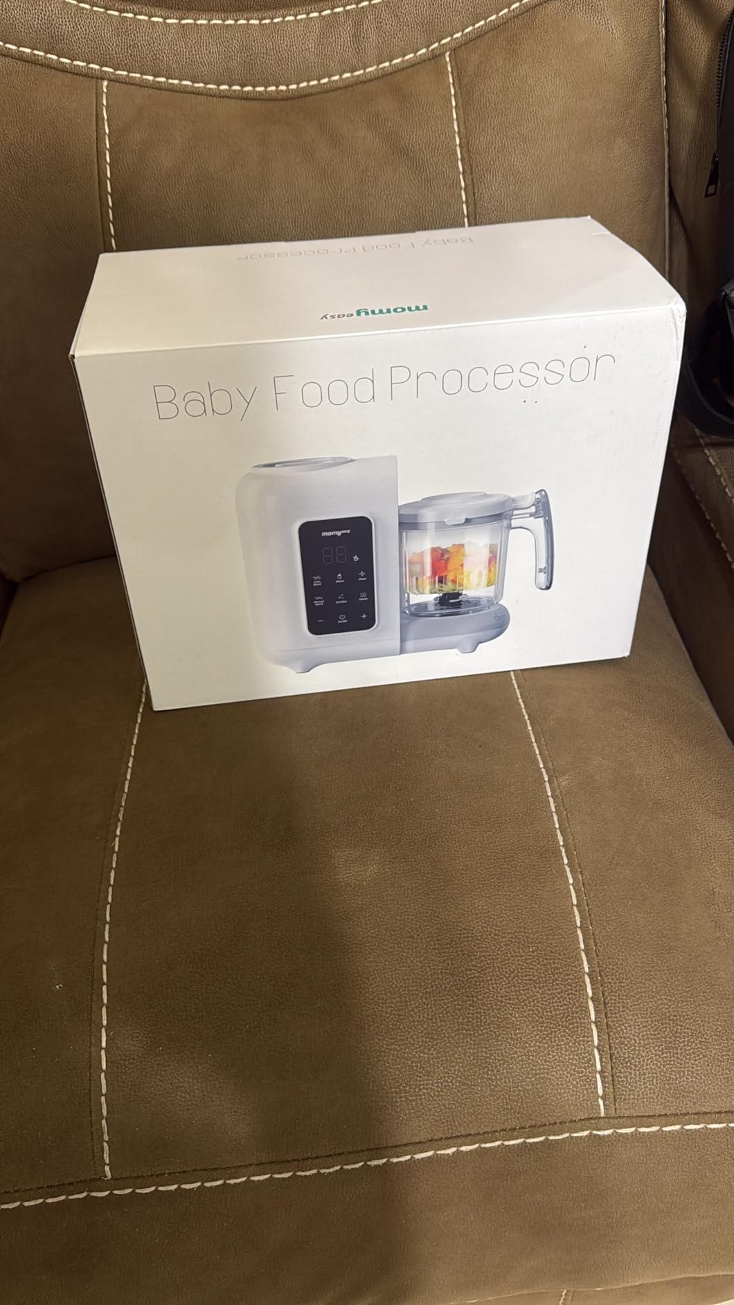 MOMYEASY Baby Food Maker, Baby Food Processor with Steam & Grinding customer photo 1