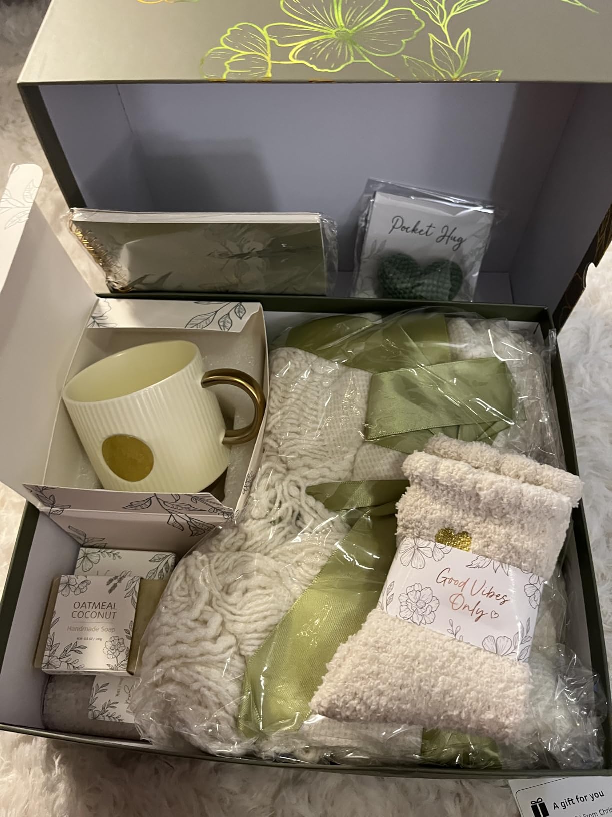 Self Care Gifts for Women Get Well Soon Gift Baskets, Birthday Gifts for Women Spa Basket Care Package, Sympathy Inspirational Thinking of You Unique Gift Set for Mom Her Wife Girlfriend Sister Friend customer photo 2