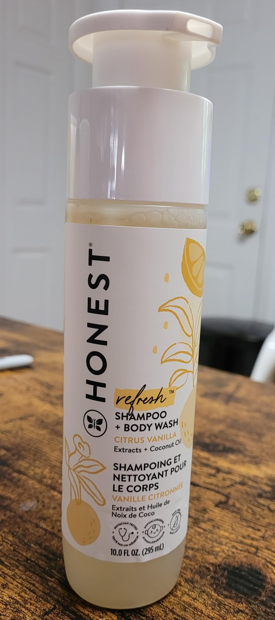 The Honest Company 2-in-1 Cleansing Shampoo and Body Wash, Face Lotion Bundle, Disney Design, Gentle for Baby, Dermatologist Tested, Sensitive Fragrance-Free, 18.5 fl oz customer photo 2