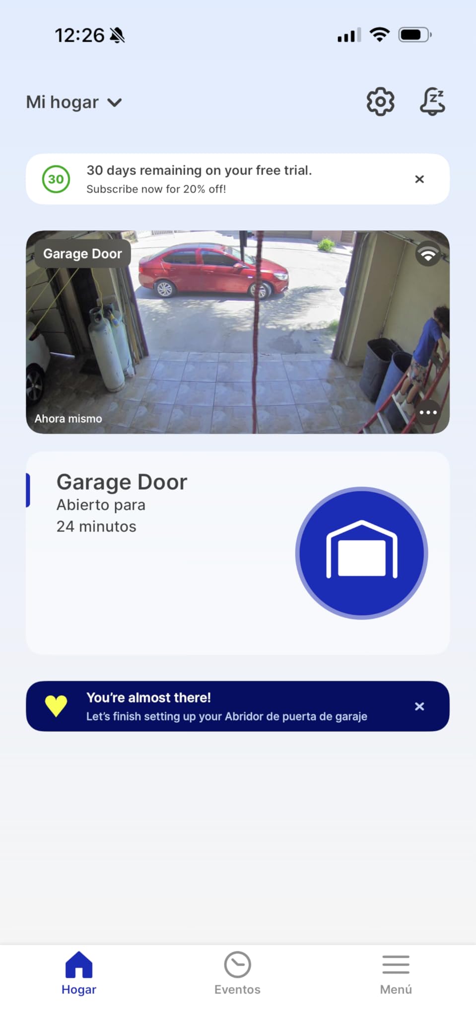 Chamberlain Garage Door Opener 3/4 HP Belt Drive myQ Garage Door Opener with Fixed Camera, Battery Backup, 2‑Bulb LED Lighting customer photo 2
