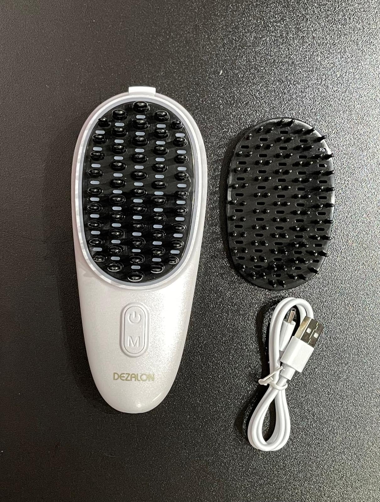 Electric Scalp Massager Brush - Cordless Vibrating Scalp Massage Device for Hair & Scalp Care, Rechargeable with Soft Flexible Bristles & Detachable Heads customer photo 1