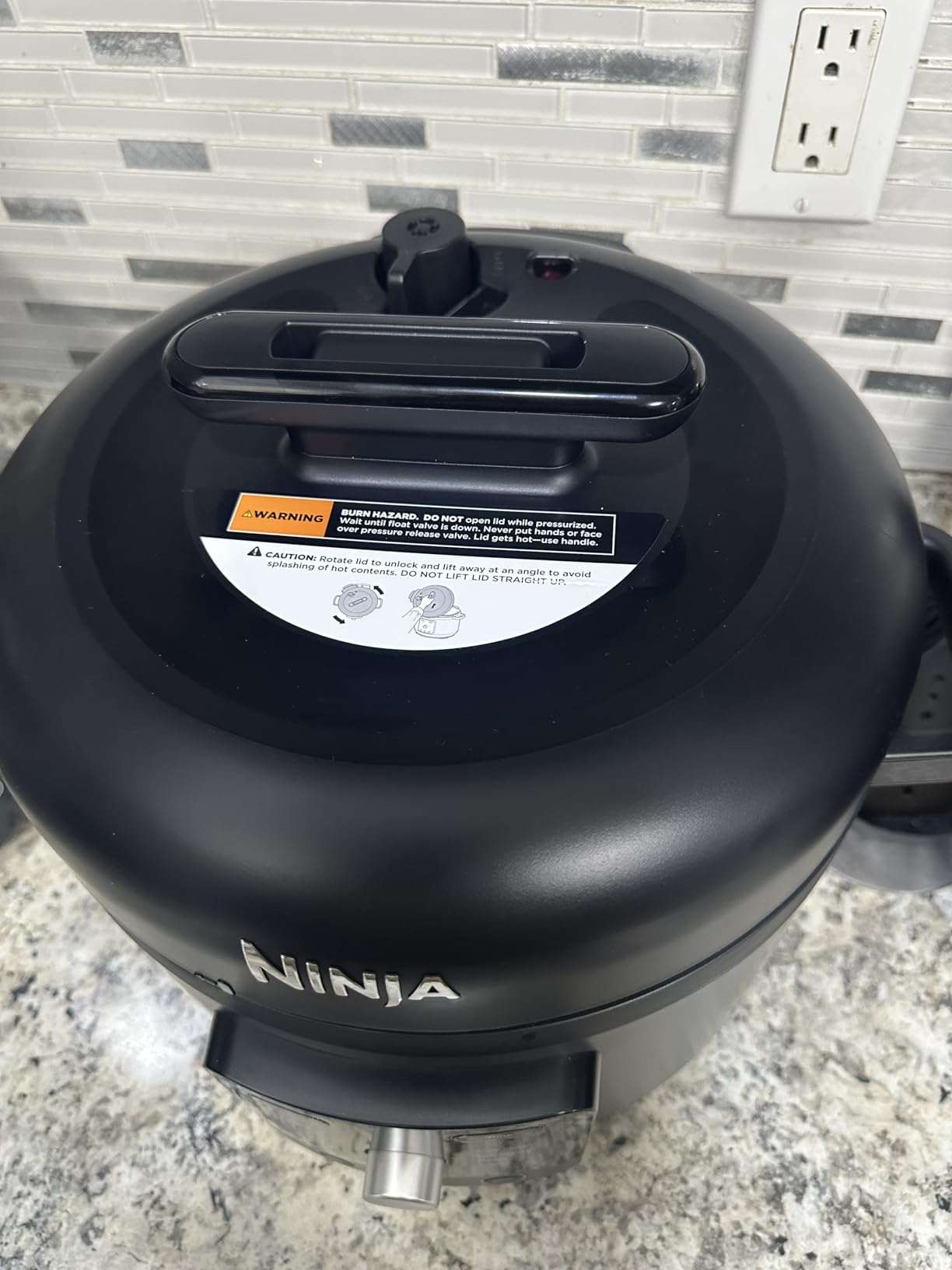 Ninja HyperHeat 9-in-1 Electric Pressure Cooker | 6.5 Qt Multi Cooker with Sear/Sauté, Slow Cooker, Rice Cooker, Sous Vide | 1200W | Fast Cooking, PFAS-Free Pot | Dark Gray | PC201GY customer photo 1