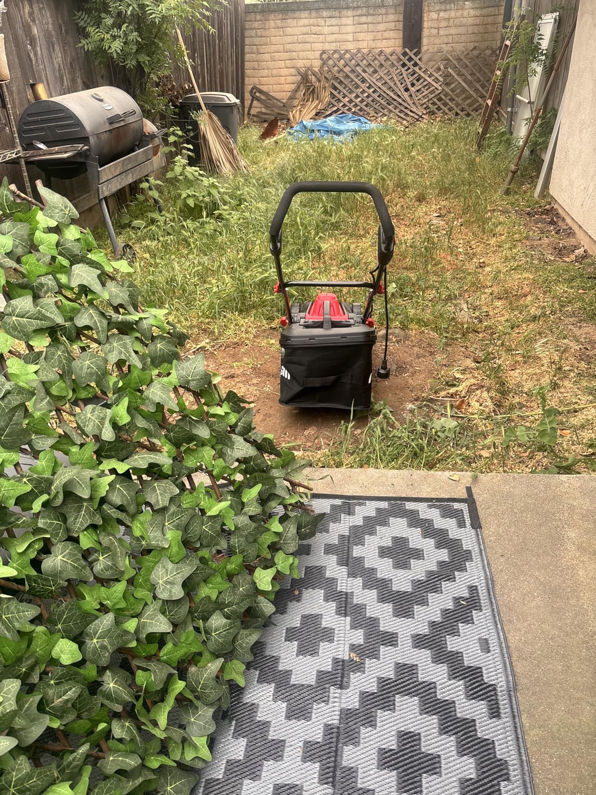 AMERISUN 14-Inch Corded Electric Lawn Mower, 12.5 Amp 3400RPM 2IN1 Mulching & 10-Gallon Collection Bag, Push Mower with 6-Position Cutting Height, Lightweight Electric Mower for Residential Yards customer photo 1