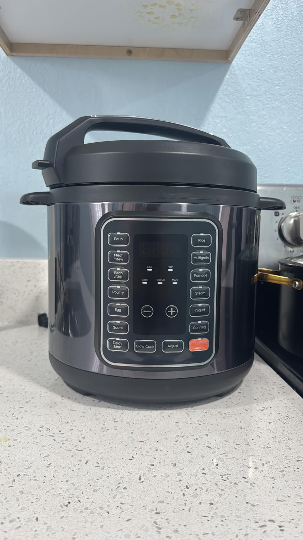 DUMOS 16-in-1 Electric Pressure Cooker, 6QT Programmable Multi Cooker with 12 One-Touch Presets, Soup Steam Yogurt and More, Ceramic Inner Pot Delay Start & Keep Warm, Includes Recipe Guide, Silver customer photo 2