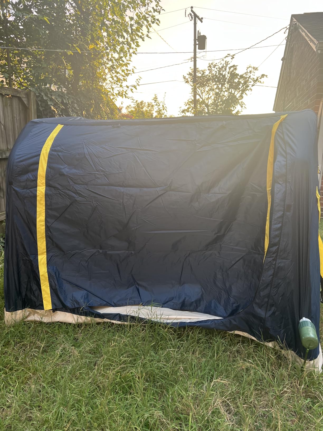 3-4 Person 3 in 1 Inflatable Tent, 60s Setup PU3000, 4-Season Waterproof Camping Tent with Electric Pump, All Weather Tent for Romantic Dates, Fall/Winter Camping, Hunting & Fishing customer photo 1