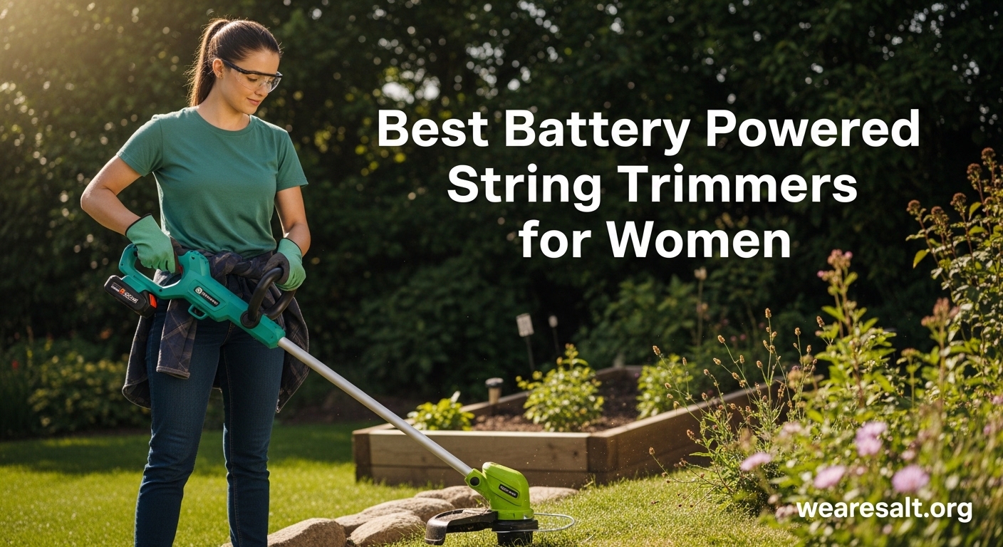 Best Battery Powered String Trimmers for Women