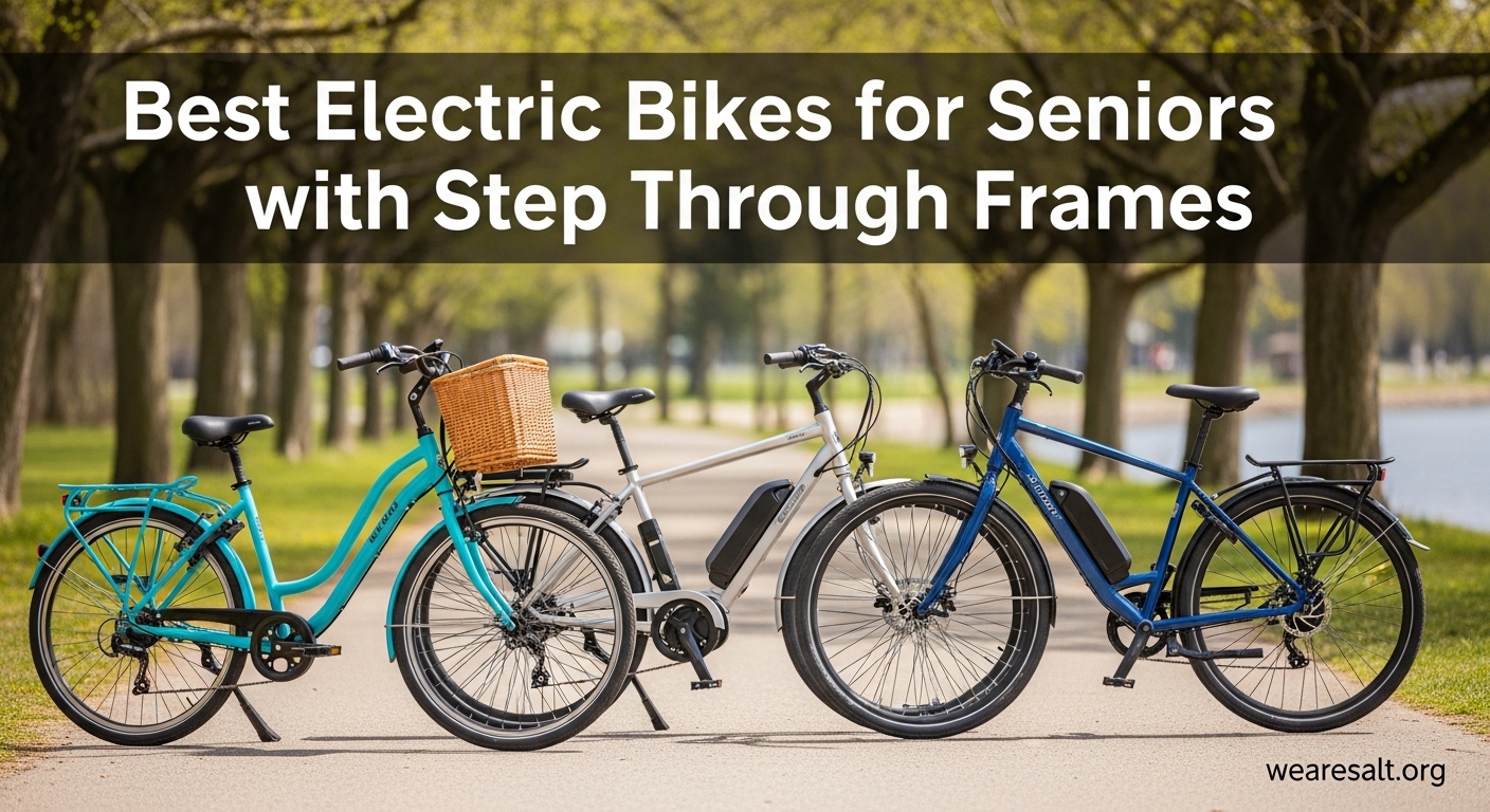 Best Electric Bikes for Seniors with Step Through Frames