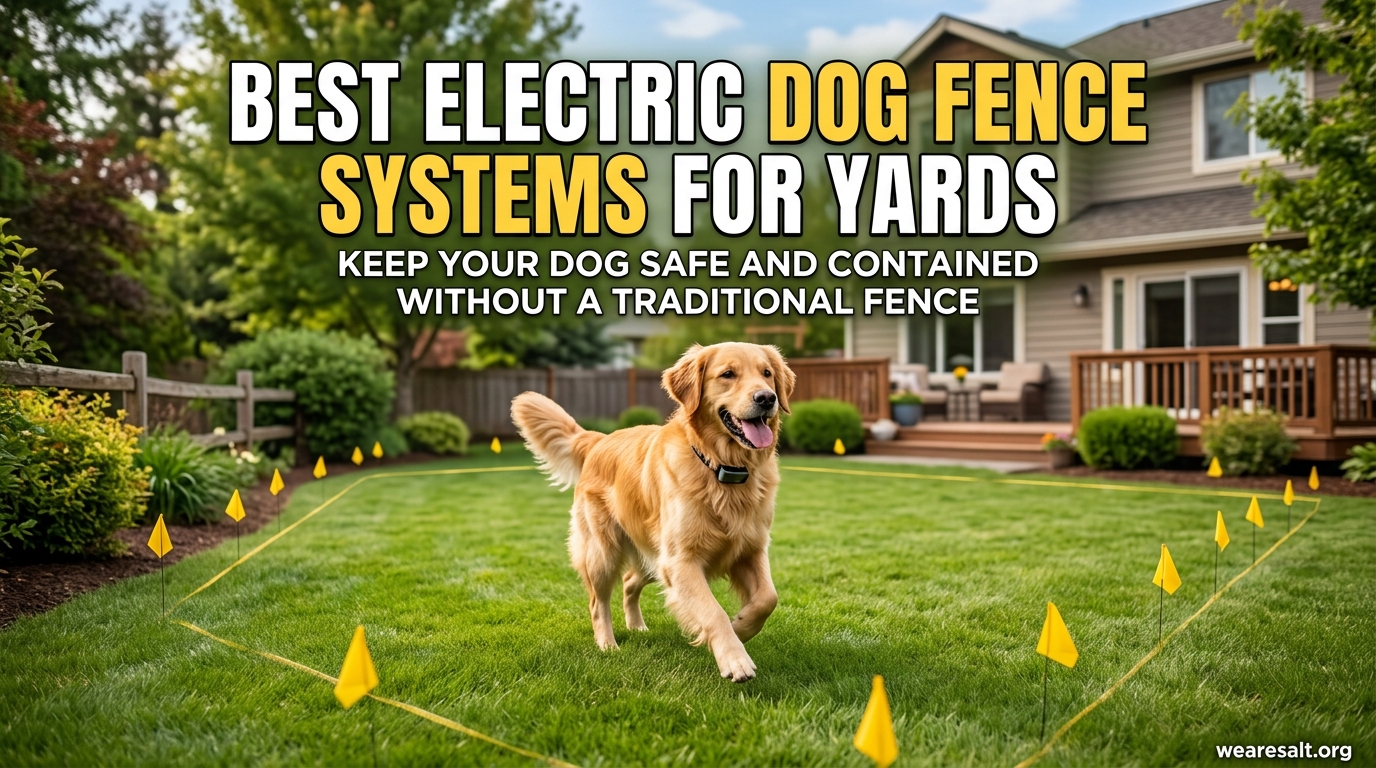 Best Electric Dog Fence Systems for Yards