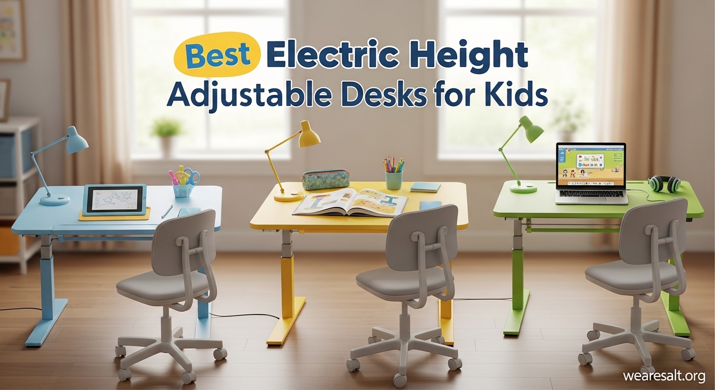 Best Electric Height Adjustable Desks for Kids