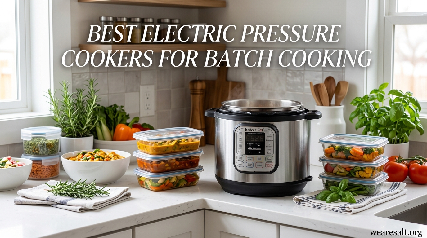 Best Electric Pressure Cookers for Batch Cooking