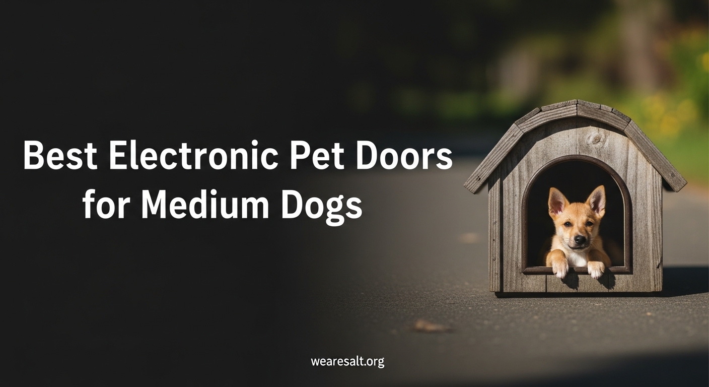 Best Electronic Pet Doors for Medium Dogs